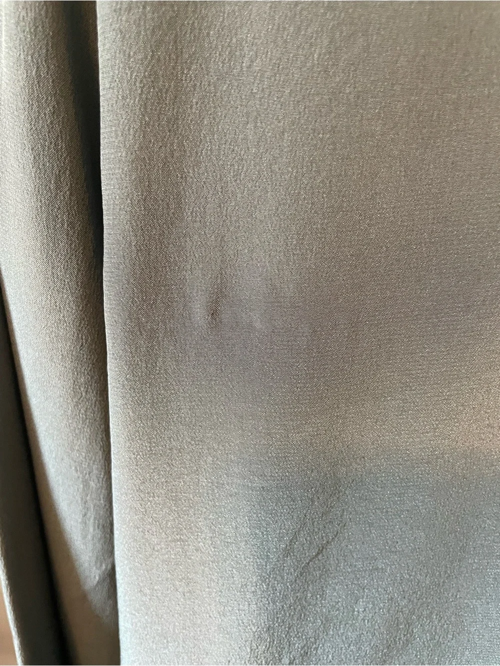 J. Crew Silk Slate Gray Button-Up Blouse